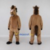 Custom Brown Horse Mascot Costume Adult Full Body Suit for Farm Events Custom Brown Horse Mascot Costume Adult Full Body Suit for Farm Events