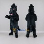 Custom Black Horse Mascot Costume Adult Full Body Suit for Farm Events