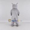 Custom Light Gray Rhinoceros Mascot Costume Adult Full Body Suit for Wildlife Events Custom Light Gray Rhinoceros Mascot Costume Adult Full Body Suit for Wildlife Events