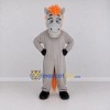 Custom Gray and Orange Horse Mascot Costume Adult Full Body Suit for Farm Events Custom Gray and Orange Horse Mascot Costume Adult Full Body Suit for Farm Events