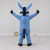 Custom Blue and White Donkey in Sunglasses Mascot Costume Adult Full Body Suit for Outdoor Events Custom Blue and White Donkey in Sunglasses Mascot Costume Adult Full Body Suit for Outdoor Events