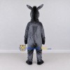 Custom Dark Gray and White Donkey Mascot Costume Adult Full Body Suit for Farm Events