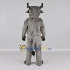 Custom Gray and Black Bull Mascot Costume Adult Full Body Suit for Farm Events Custom Gray and Black Bull Mascot Costume Adult Full Body Suit for Farm Events