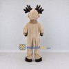 Custom Tan and Black Moose Mascot Costume Adult Full Body Suit for Wildlife Events Custom Tan and Black Moose Mascot Costume Adult Full Body Suit for Wildlife Events