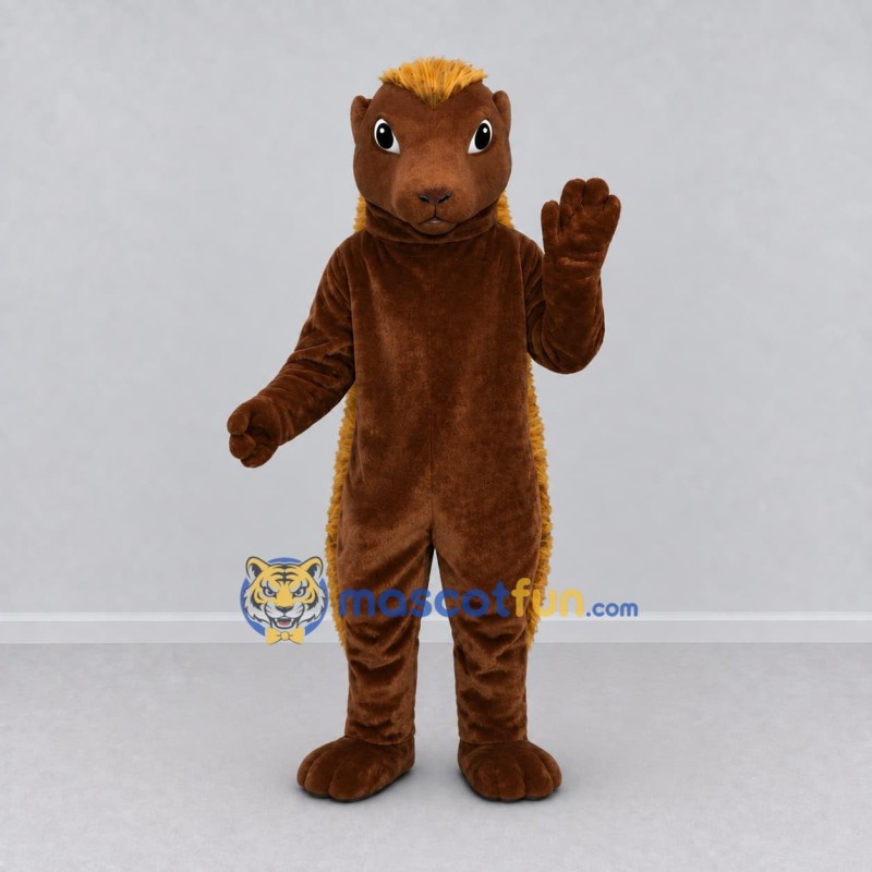 Custom Brown and Golden Tan Horse Character Mascot Costume Adult Full Body Suit for Farm Events Custom Brown and Golden Tan Horse Character Mascot Costume Adult Full Body Suit for Farm Events