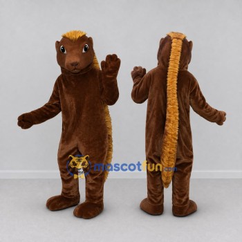Custom Brown and Golden Tan Horse Character Mascot Costume Adult Full Body Suit for Farm Events