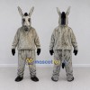 Custom Gray and Black Donkey Mascot Costume Adult Full Body Suit for Farm Events Custom Gray and Black Donkey Mascot Costume Adult Full Body Suit for Farm Events
