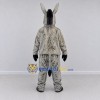 Custom Gray and Black Donkey Mascot Costume Adult Full Body Suit for Farm Events Custom Gray and Black Donkey Mascot Costume Adult Full Body Suit for Farm Events