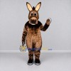 Custom Brown and Black Donkey Mascot Costume Adult Full Body Suit for Farm Events Custom Brown and Black Donkey Mascot Costume Adult Full Body Suit for Farm Events
