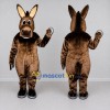 Custom Brown and Black Donkey Mascot Costume Adult Full Body Suit for Farm Events Custom Brown and Black Donkey Mascot Costume Adult Full Body Suit for Farm Events
