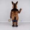 Custom Brown and Black Donkey Mascot Costume Adult Full Body Suit for Farm Events Custom Brown and Black Donkey Mascot Costume Adult Full Body Suit for Farm Events