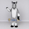 Custom Gray and White Horse Mascot Costume Adult Full Body Suit for Farm Events Custom Gray and White Horse Mascot Costume Adult Full Body Suit for Farm Events