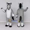 Custom Gray and White Horse Mascot Costume Adult Full Body Suit for Farm Events Custom Gray and White Horse Mascot Costume Adult Full Body Suit for Farm Events