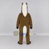 Custom Brown and White Horse Mascot Costume Adult Full Body Suit for Farm Events Custom Brown and White Horse Mascot Costume Adult Full Body Suit for Farm Events