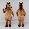 Custom Brown and Black Horse Mascot Costume Adult Full Body Suit for Farm Events Custom Brown and Black Horse Mascot Costume Adult Full Body Suit for Farm Events