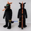 Custom Black and Orange Dragon Mascot Costume Adult Full Body Suit for Theme Parties Custom Black and Orange Dragon Mascot Costume Adult Full Body Suit for Theme Parties