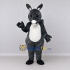 Custom Dark Gray and White Long-Eared Animal Character Mascot Costume Adult Full Body Suit for Theme Parties Custom Dark Gray and White Long-Eared Animal Character Mascot Costume Adult Full Body Suit for Theme Parties