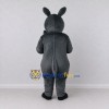 Custom Dark Gray and White Long-Eared Animal Character Mascot Costume Adult Full Body Suit for Theme Parties Custom Dark Gray and White Long-Eared Animal Character Mascot Costume Adult Full Body Suit for Theme Parties