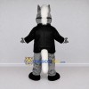 Custom Gray and Black Horse in a Tuxedo Jacket Mascot Costume Adult Full Body Suit for Theme Parties Custom Gray and Black Horse in a Tuxedo Jacket Mascot Costume Adult Full Body Suit for Theme Parties