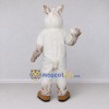 Custom White and Tan Horse Character Mascot Costume Adult Full Body Suit for Farm Events Custom White and Tan Horse Character Mascot Costume Adult Full Body Suit for Farm Events