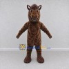 Custom Brown Horse Mascot Costume Adult Full Body Suit for Farm Events Custom Brown Horse Mascot Costume Adult Full Body Suit for Farm Events
