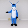 Custom Blue and White Donkey Mascot Costume Adult Full Body Suit for School Events Custom Blue and White Donkey Mascot Costume Adult Full Body Suit for School Events