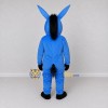 Custom Blue and White Donkey Mascot Costume Adult Full Body Suit for School Events Custom Blue and White Donkey Mascot Costume Adult Full Body Suit for School Events
