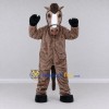 Custom Brown and White Horse with a Bridle Mascot Costume Adult Full Body Suit for Farm Events Custom Brown and White Horse with a Bridle Mascot Costume Adult Full Body Suit for Farm Events