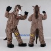 Custom Brown and White Horse with a Bridle Mascot Costume Adult Full Body Suit for Farm Events Custom Brown and White Horse with a Bridle Mascot Costume Adult Full Body Suit for Farm Events