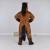 Custom Brown and Black Horse Mascot Costume Adult Full Body Suit for Farm Events