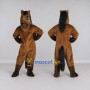 Custom Brown and Black Horse Mascot Costume Adult Full Body Suit for Farm Events