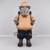 Custom Gray and Tan Rhinoceros Explorer Mascot Costume Adult Full Body Suit for Outdoor Events Custom Gray and Tan Rhinoceros Explorer Mascot Costume Adult Full Body Suit for Outdoor Events