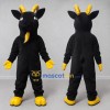 Custom Black and Yellow Goat Mascot Costume Adult Full Body Suit for Farm Events Custom Black and Yellow Goat Mascot Costume Adult Full Body Suit for Farm Events