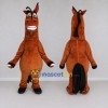 Custom Brown and Black Horse Character Mascot Costume Adult Full Body Suit for Farm Events Custom Brown and Black Horse Character Mascot Costume Adult Full Body Suit for Farm Events