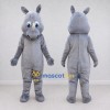 Custom Gray Rhinoceros Mascot Costume Adult Full Body Suit for Wildlife Events