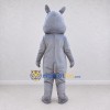Custom Gray Rhinoceros Mascot Costume Adult Full Body Suit for Wildlife Events Custom Gray Rhinoceros Mascot Costume Adult Full Body Suit for Wildlife Events