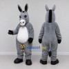 Custom Gray and White Donkey Mascot Costume Adult Full Body Suit for Farm Events Custom Gray and White Donkey Mascot Costume Adult Full Body Suit for Farm Events
