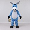 Custom Blue and White Donkey Mascot Costume Adult Full Body Suit for School Events Custom Blue and White Donkey Mascot Costume Adult Full Body Suit for School Events