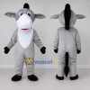 Custom Gray and White Donkey Mascot Costume Adult Full Body Suit for Farm Events Custom Gray and White Donkey Mascot Costume Adult Full Body Suit for Farm Events