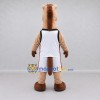 Custom Tan and White Horse in Basketball Sportswear Mascot Costume Adult Full Body Suit for Sports Events