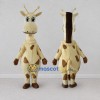Custom Cream and Brown Giraffe Mascot Costume Adult Full Body Suit for Wildlife Events