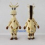 Custom Cream and Brown Giraffe Mascot Costume Adult Full Body Suit for Wildlife Events