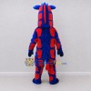 Custom Blue and Red Giraffe Mascot Costume Adult Full Body Suit for School Events Custom Blue and Red Giraffe Mascot Costume Adult Full Body Suit for School Events