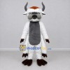 Custom White and Gray Horned Yeti Mascot Costume Adult Full Body Suit for Theme Parties Custom White and Gray Horned Yeti Mascot Costume Adult Full Body Suit for Theme Parties