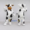 Custom Black and White Cow Mascot Costume Adult Full Body Suit for Farm Events