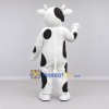 Custom Black and White Cow Mascot Costume Adult Full Body Suit for Farm Events