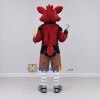 Custom Red and Black Robot Pirate Fox Mascot Costume Adult Full Body Suit for Theme Parties Custom Red and Black Robot Pirate Fox Mascot Costume Adult Full Body Suit for Theme Parties