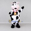 Custom Black and White Cow with a Bell Mascot Costume Adult Full Body Suit for Farm Events Custom Black and White Cow with a Bell Mascot Costume Adult Full Body Suit for Farm Events