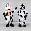 Custom Black and White Cow with a Bell Mascot Costume Adult Full Body Suit for Farm Events Custom Black and White Cow with a Bell Mascot Costume Adult Full Body Suit for Farm Events