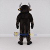 Custom Black and Gray Bull Mascot Costume Adult Full Body Suit for Farm Events Custom Black and Gray Bull Mascot Costume Adult Full Body Suit for Farm Events